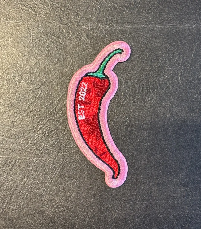 Gepersonaliseerd embleem vriendengroep - peper 