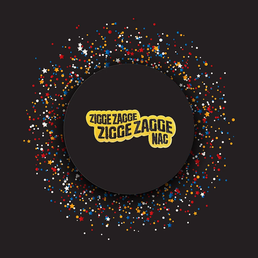 Zigge Zagge NAC - Nacbreda carnavalsembleem ziggezagge - IN103-13