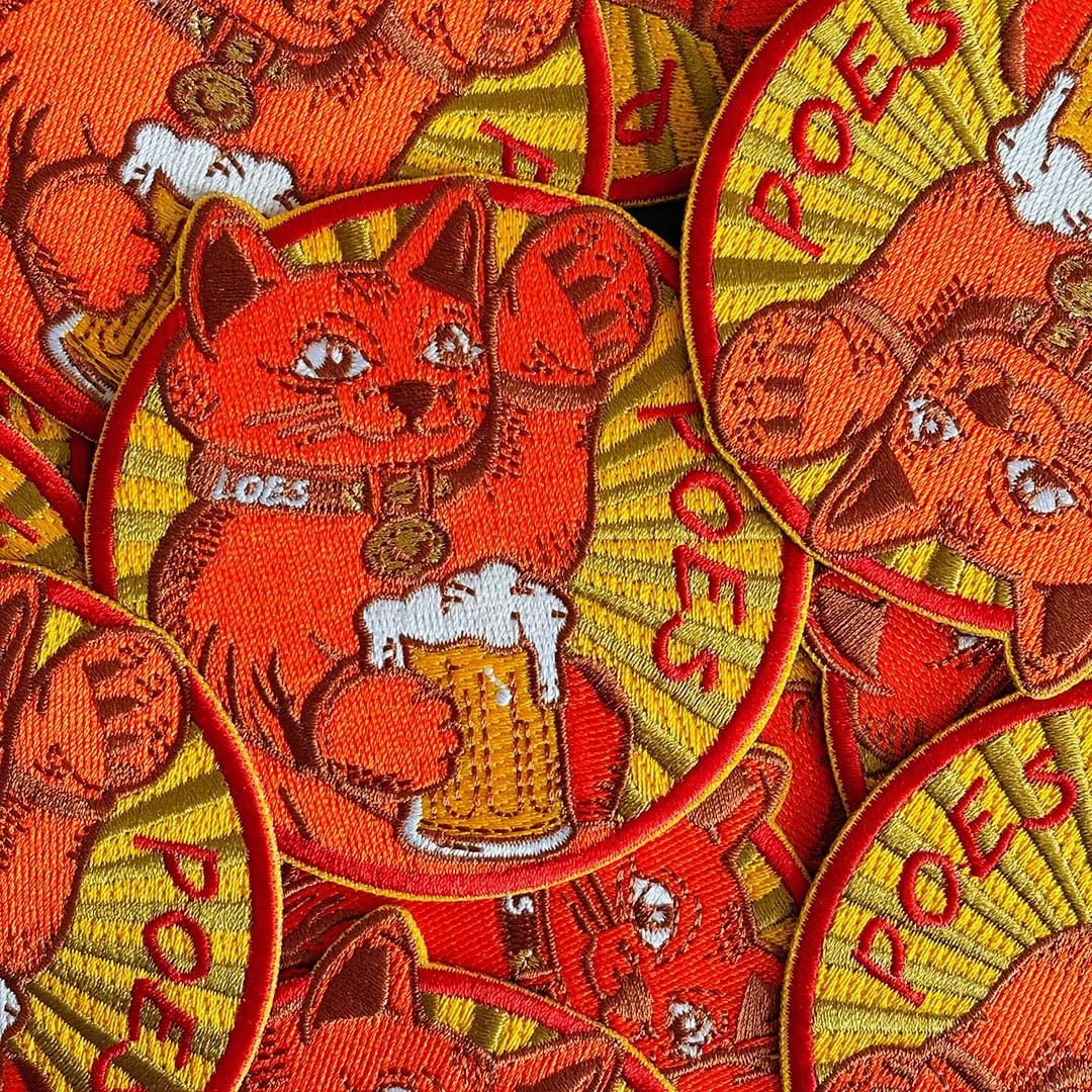 Poes van tante Loes - Poesvanloes carnavalsembleem kielegatbreda - IN099-14
