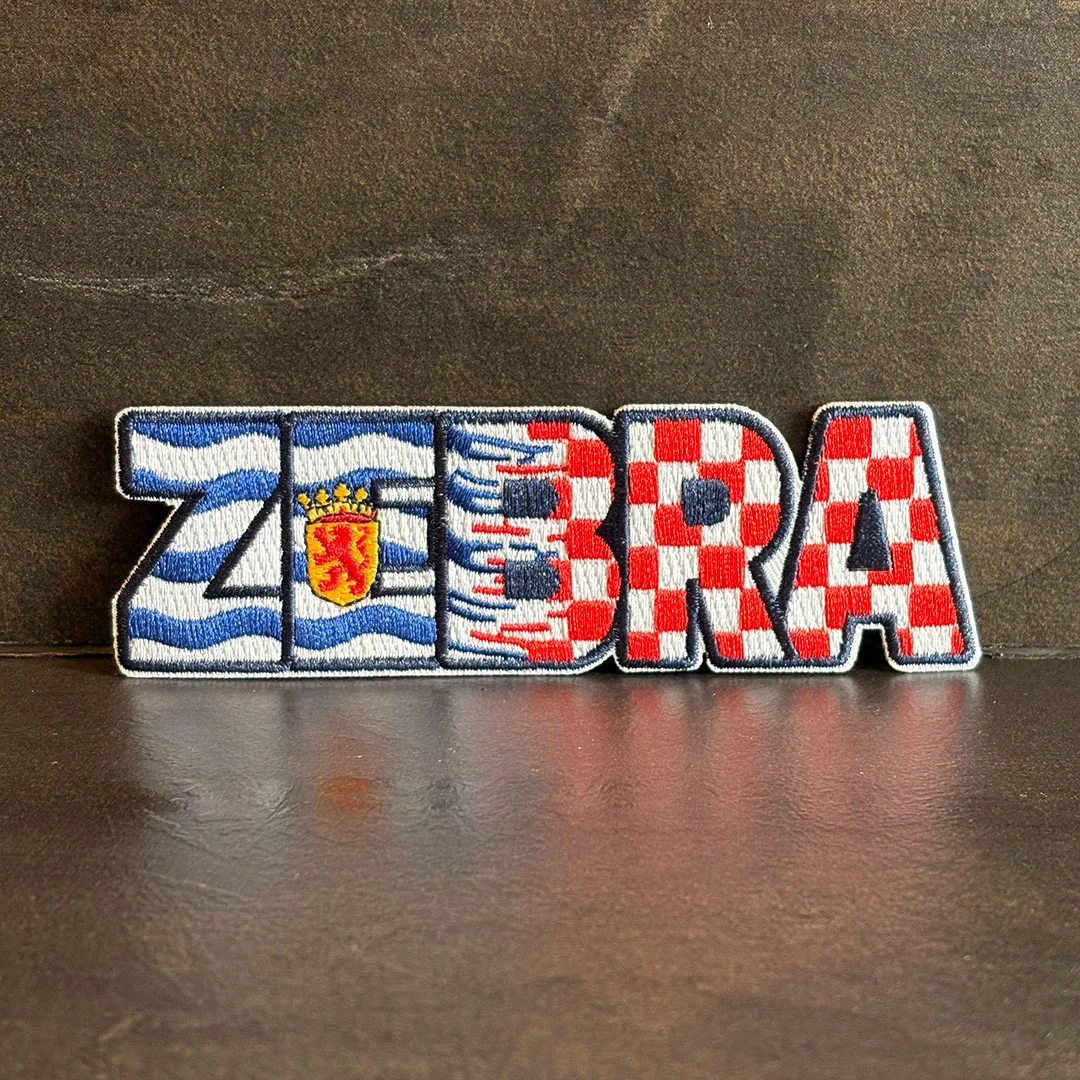 Zebra - Zeeuwsebrabander carnavalsembleem brabozeeuw - IN106-15