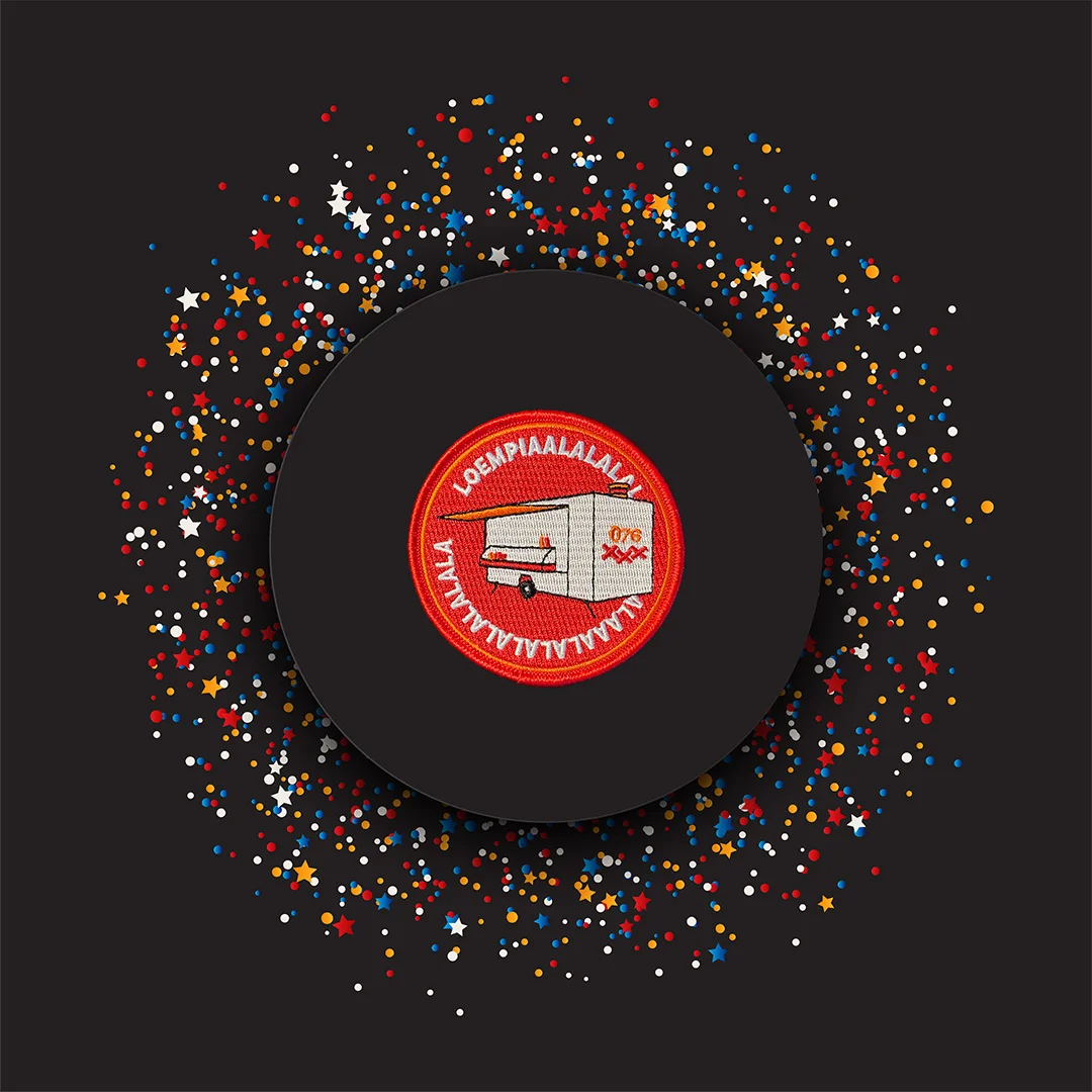 Loempiakraam - Zwarteschaalmetconfetti 1 - IN020-05
